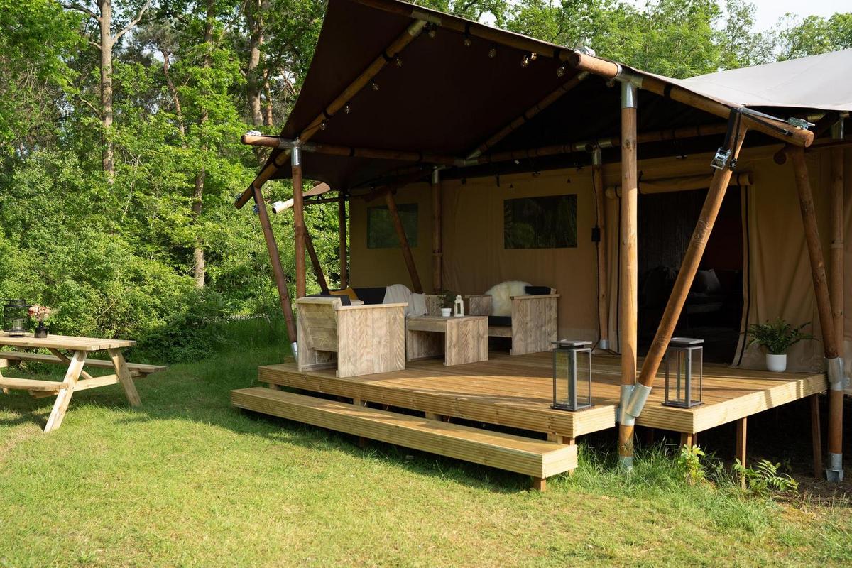 Hondvriendelijke safaritent glamping