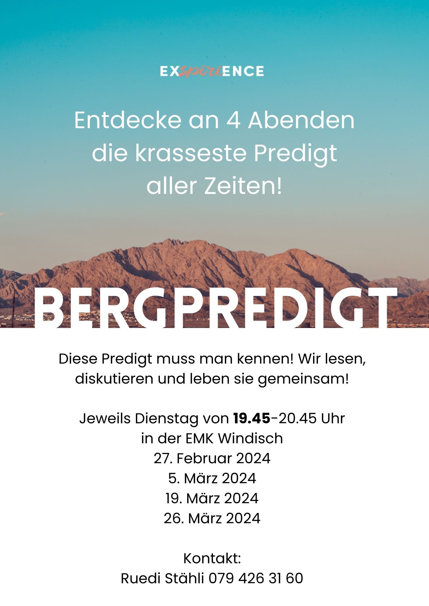 Titelbild von Bergpredigt
