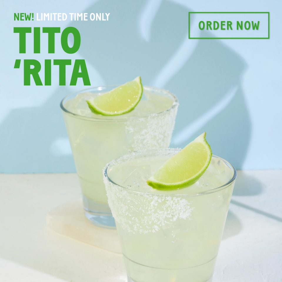 California Pizza Kitchen Tito Rita  Must be 21 years of age or older to purchase alcohol. Proof of age required at time of purchase. Available at participating US locations, some states and cities may limit quantities available for purchase. Alcohol purchases not available at Short Hills Mall, airports, stadiums, universities, hotels, mobile kitchen or franchised locations. 
