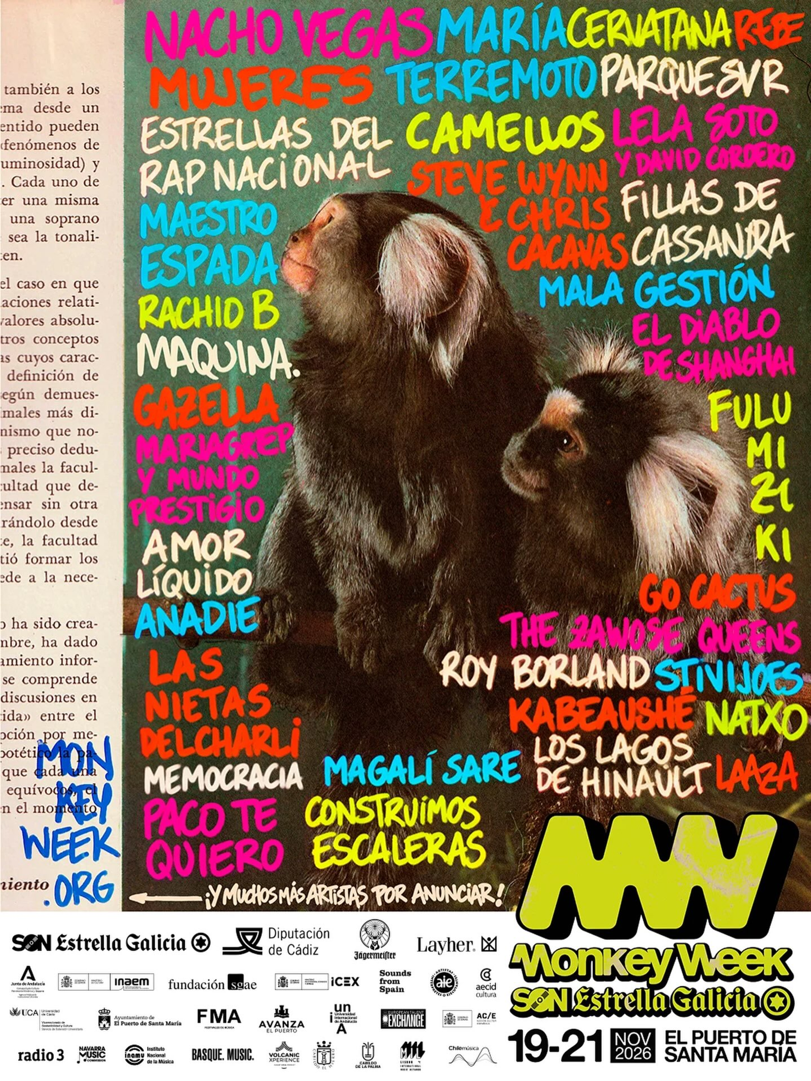 poster monkey week 2026
