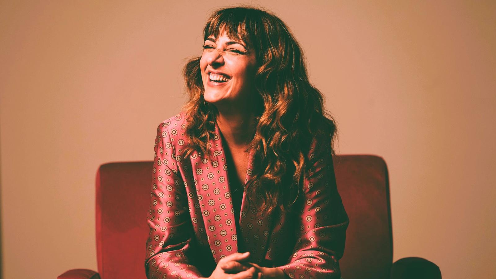 Retrato de la cantante de jazz Ester Andújar