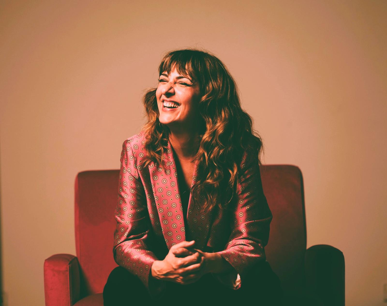 Retrato de la cantante de jazz Ester Andújar