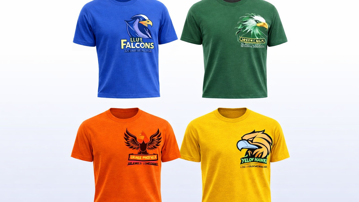 Colour t-shirts