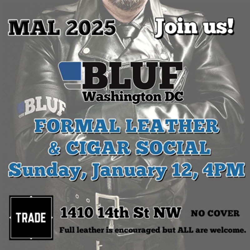MAUL@MAL BLUF DC Formal Leather & Cigar Social