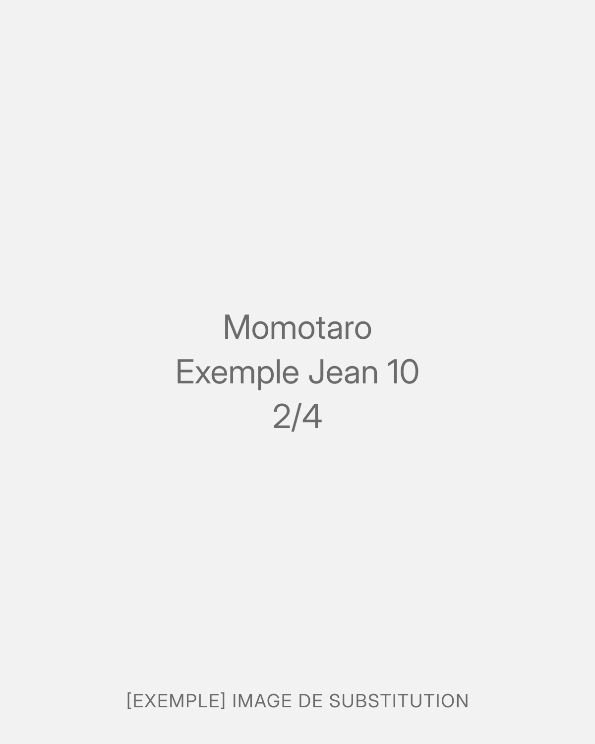 Momotaro Exemple Jean 10 (2/4)