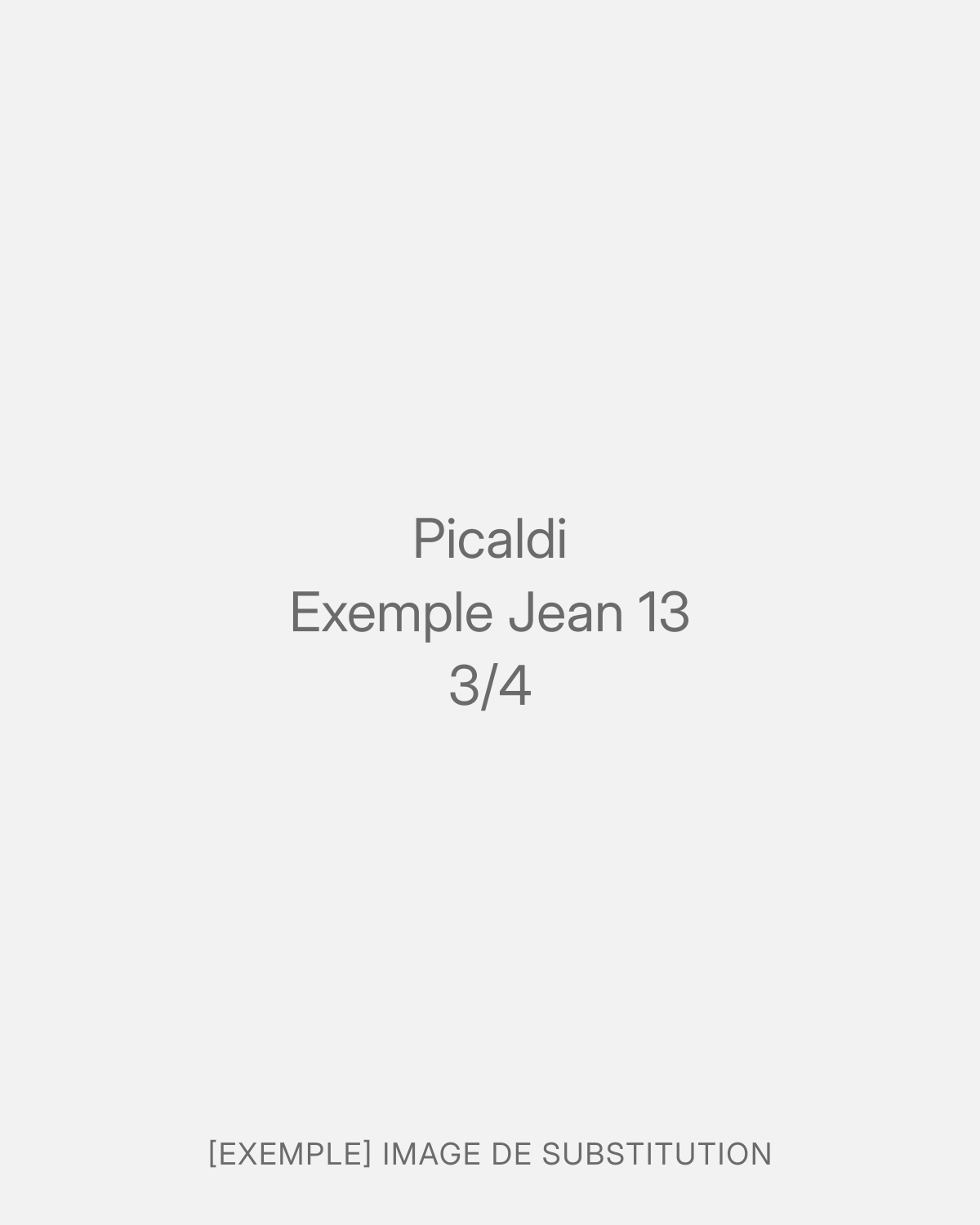 Picaldi Exemple Jean 13 (3/4)