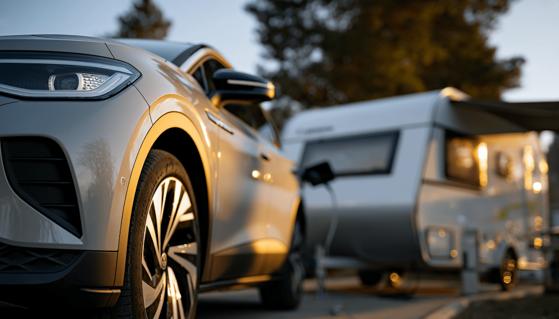 E-Auto und Wohnwagen: Geht das? E-Auto und Wohnwagen: Geht das?
