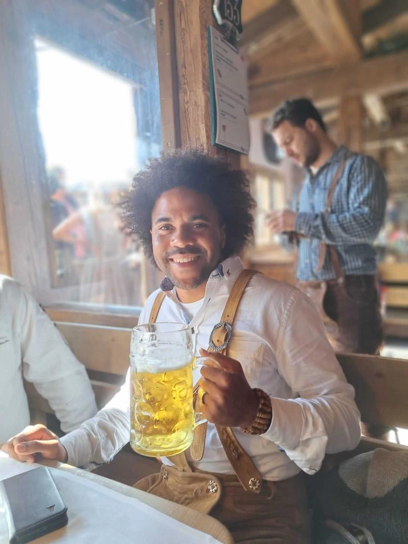 Alexander Bangula auf dem Oktoberfest
