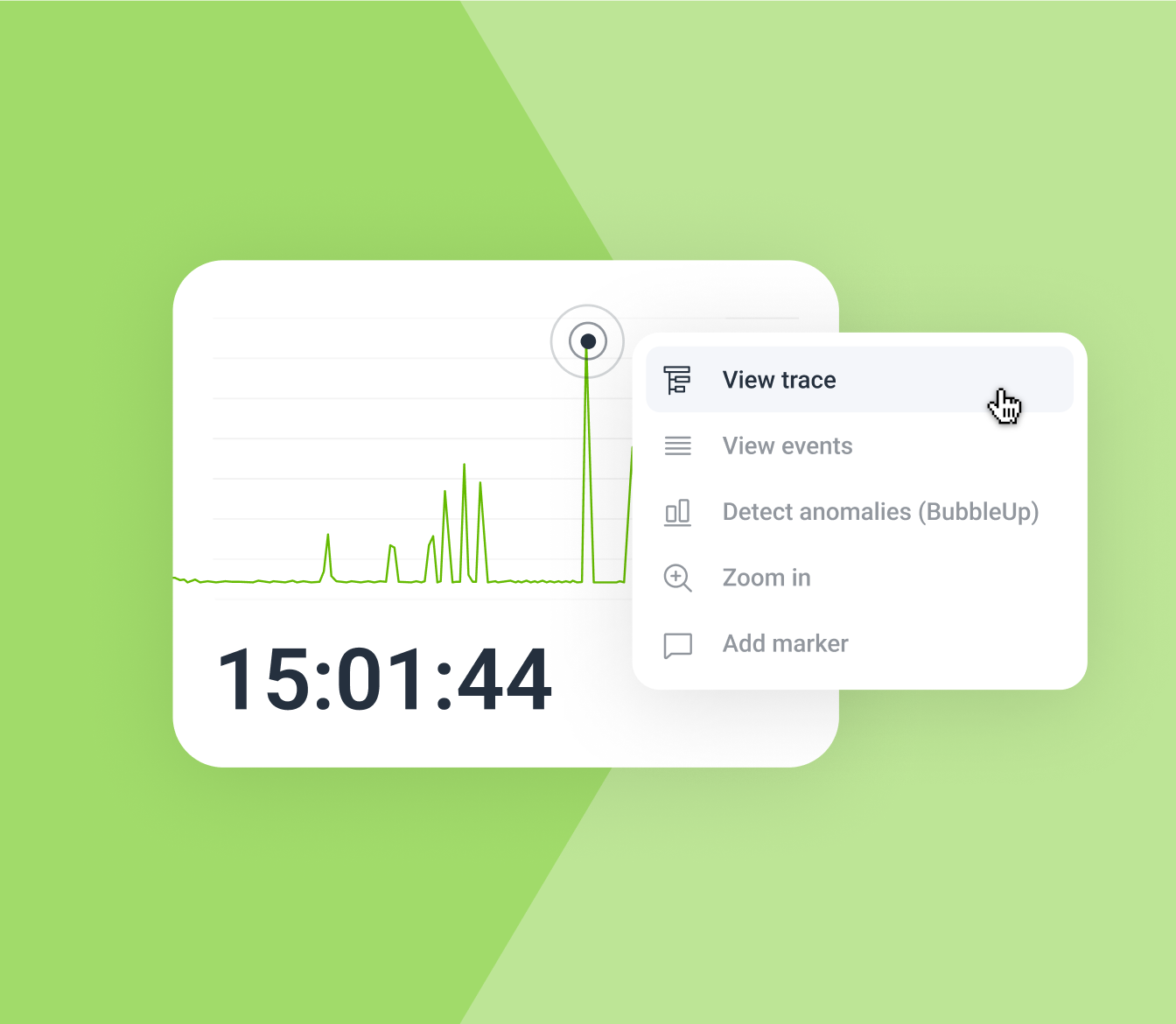 Honeycomb BubbleUp Interface