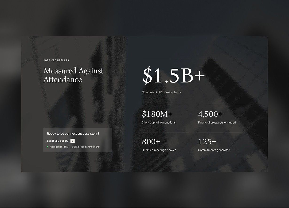 Redesigned Crestline Partners website, screen 4