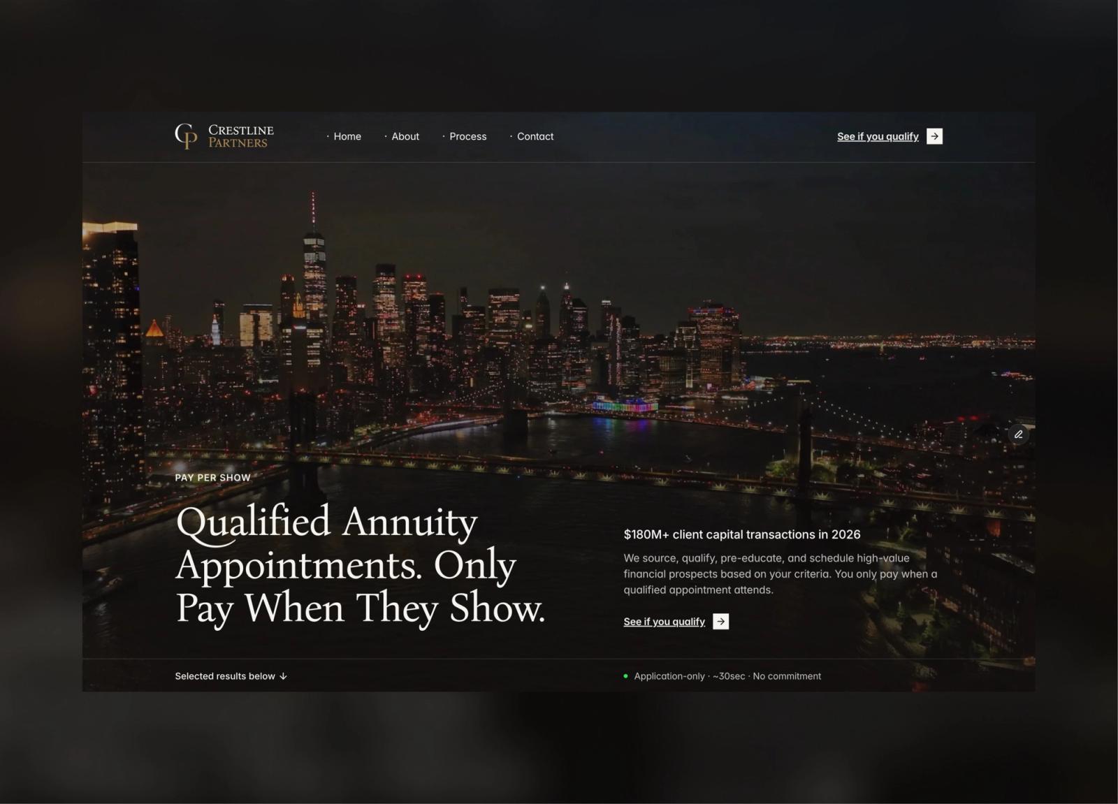 Crestline Partners website redesign preview
