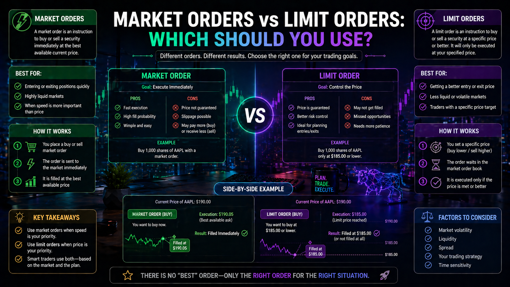 Market Orders vs Limit Orders: Which Should You Use?