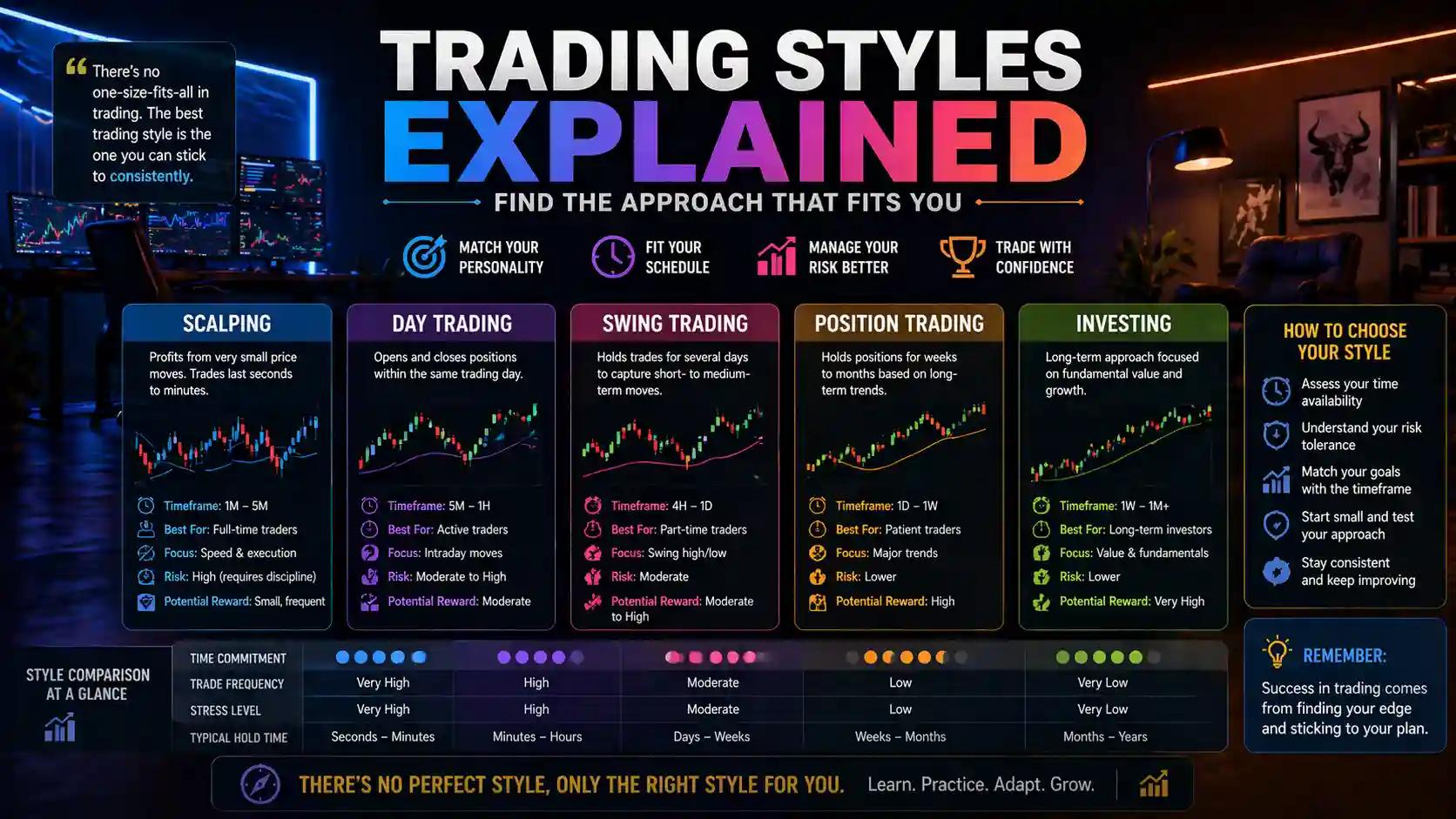 Trading Styles Explained: Find the Approach That Fits You