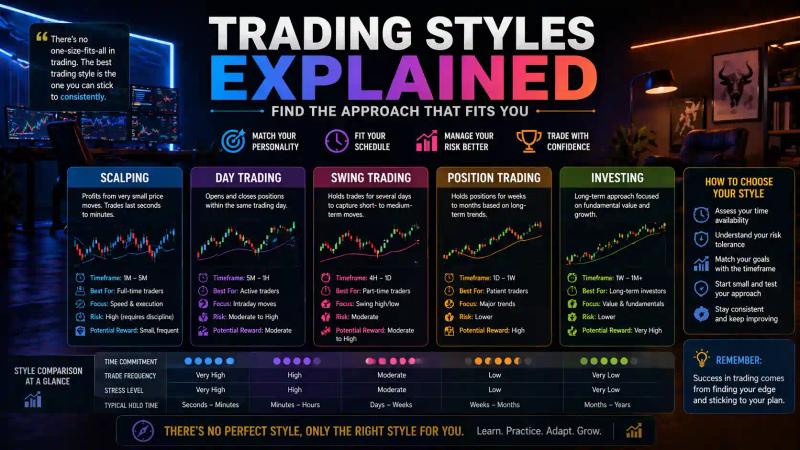 Trading Styles Explained: Find the Approach That Fits You