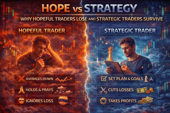 Hope vs Strategy: Why Hopeful Traders Lose and Strategic Traders Survive