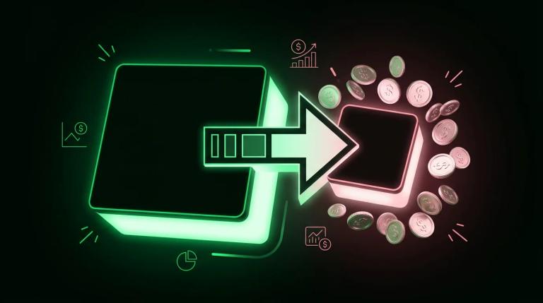 Confronto visivo tra un contratto e-mini e un micro futures con il simbolo di riduzione della scala