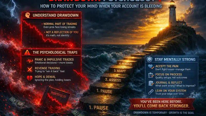 Drawdown Psychology: How to Protect Your Mind When Your Account Is Bleeding