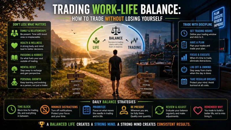 Trading Work-Life Balance: How to Trade Without Losing Yourself