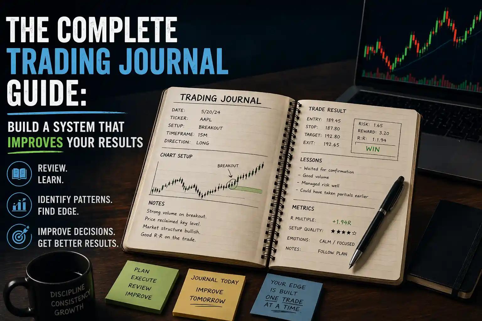 The Complete Trading Journal Guide: Build a System That Improves Your Results