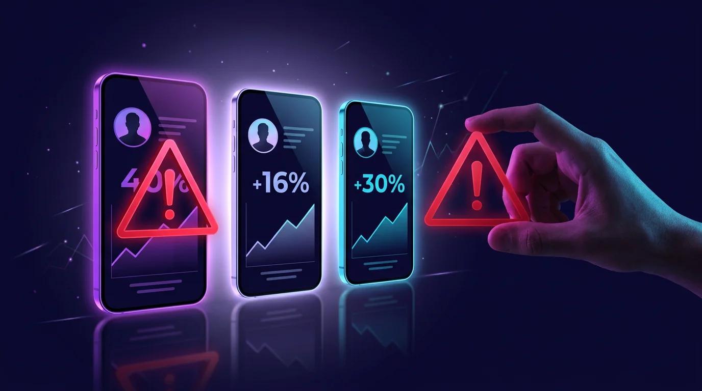 Trading social: riesgos de seguir y copiar a traders desconocidos