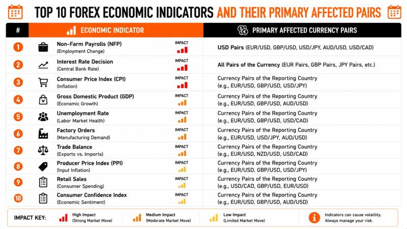 10 Economic Indicators Every Forex Trader Should Track