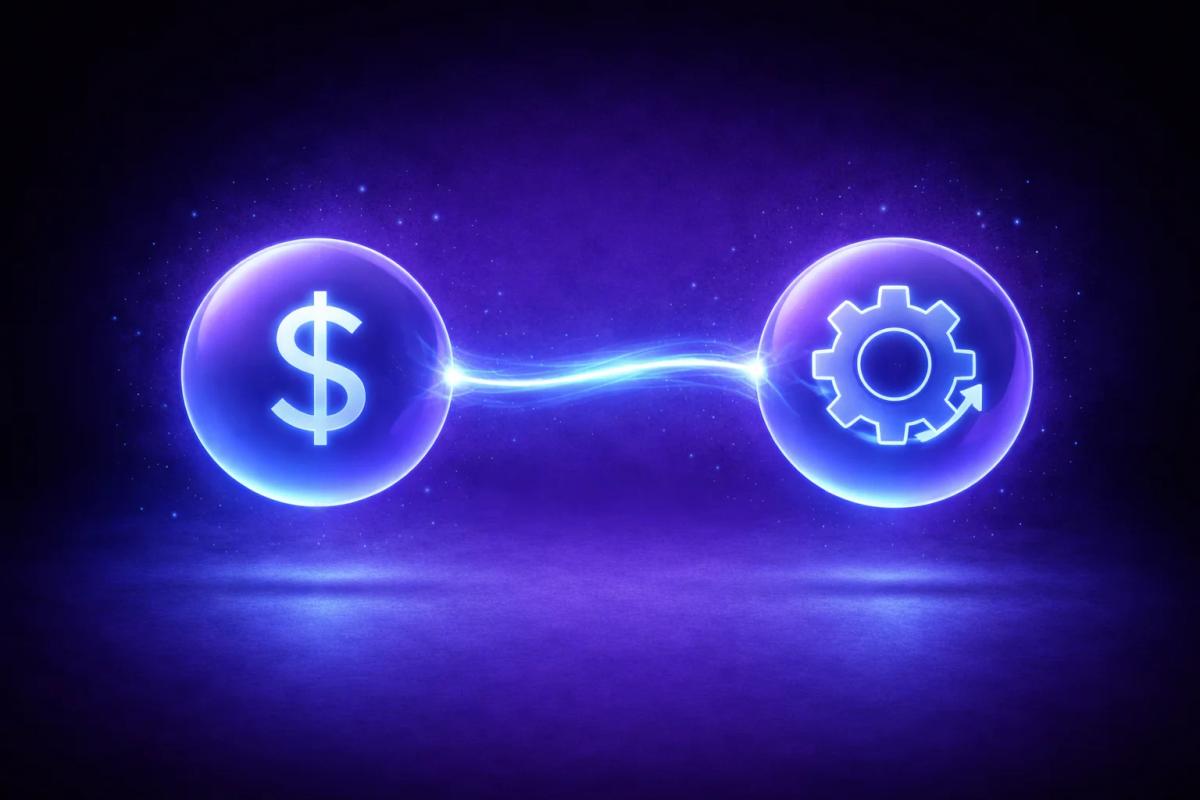 Representación visual de la diferencia entre revisar resultados y revisar el proceso de decisión en trading