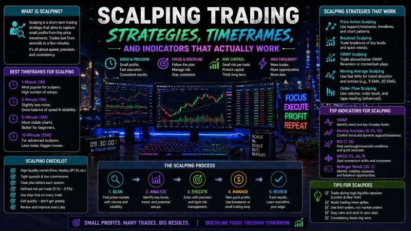 Scalping Trading Complete Guide: Strategies, Timeframes, and Indicators That Actually Work
