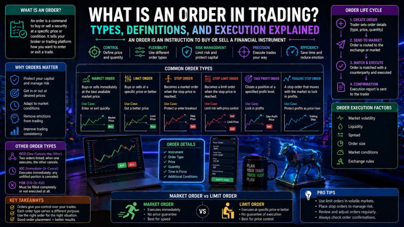 What Is an Order in Trading? Types, Definitions, and Execution Explained