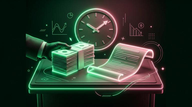 Trader professionista che incassa un premio da un contratto di opzione mentre il tempo lavora a suo favore