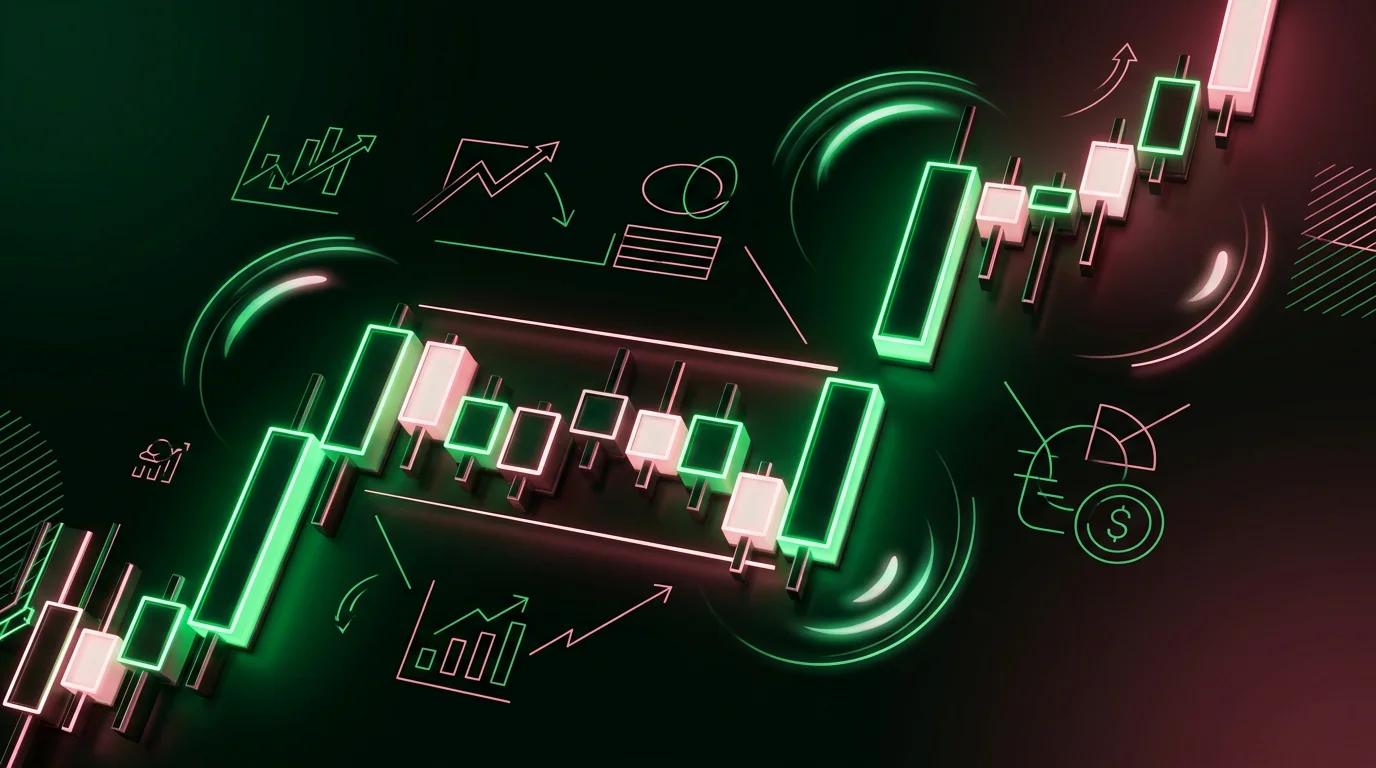 Grafico di prezzo con zone di accumulo istituzionale e gap di liquidità annotati