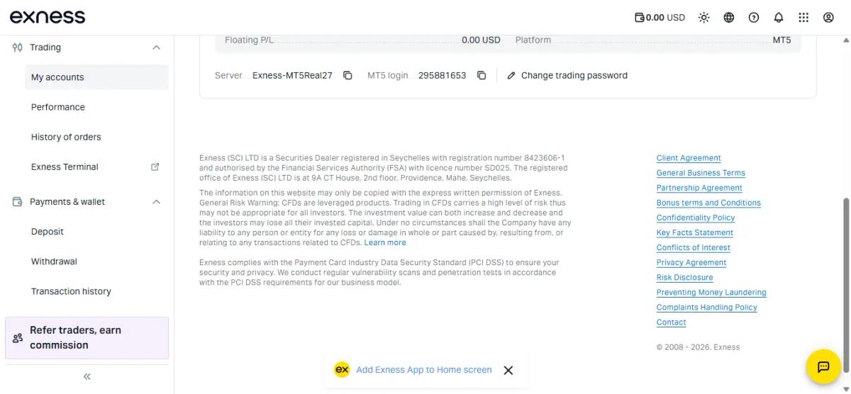 Exness regulation page listing FCA, CySEC, FSA Seychelles, and other regulatory licenses