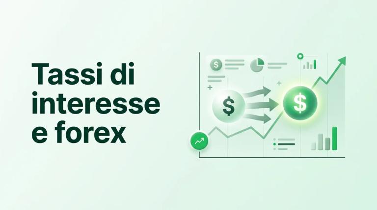 Grafico di cambio valutario con frecce di flusso di capitale che convergono verso una valuta in rialzo