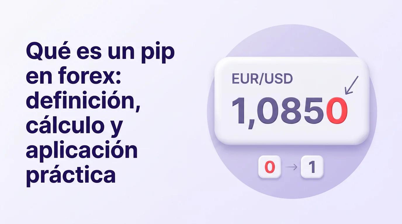 Qué es un pip en forex: definición, cálculo y aplicación práctica