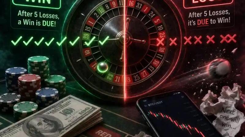 Gambler’s Fallacy in Trading: Why Your Next Trade Isn’t “Due”