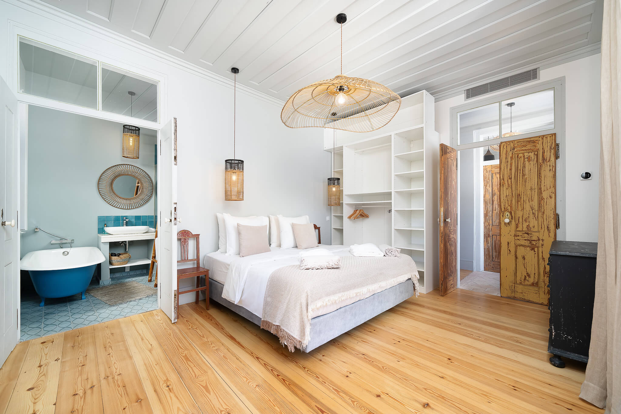 Blue House Bedroom