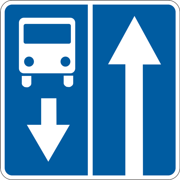 Belgilangan yo’nalishli transport vositalari uchun bo’lagi bor yo’l