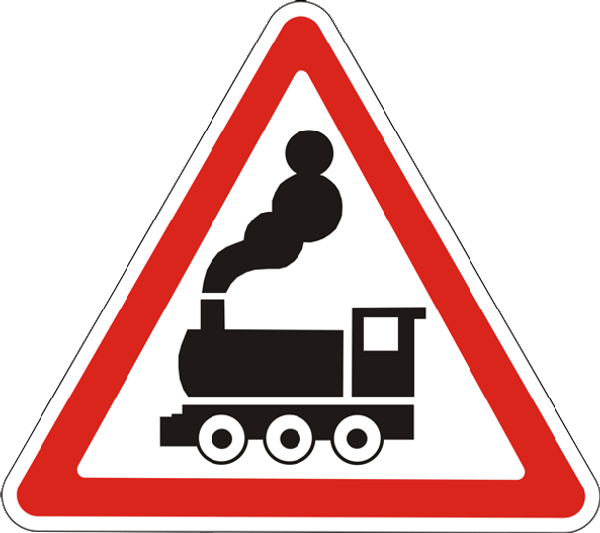 Shlagbaumsiz temir yo’l kesishmasi