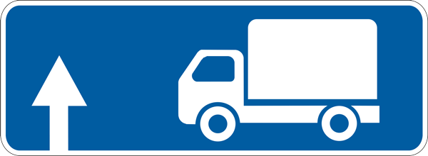 Yuk avtomobillari uchun harakatlanish yo’nalishi