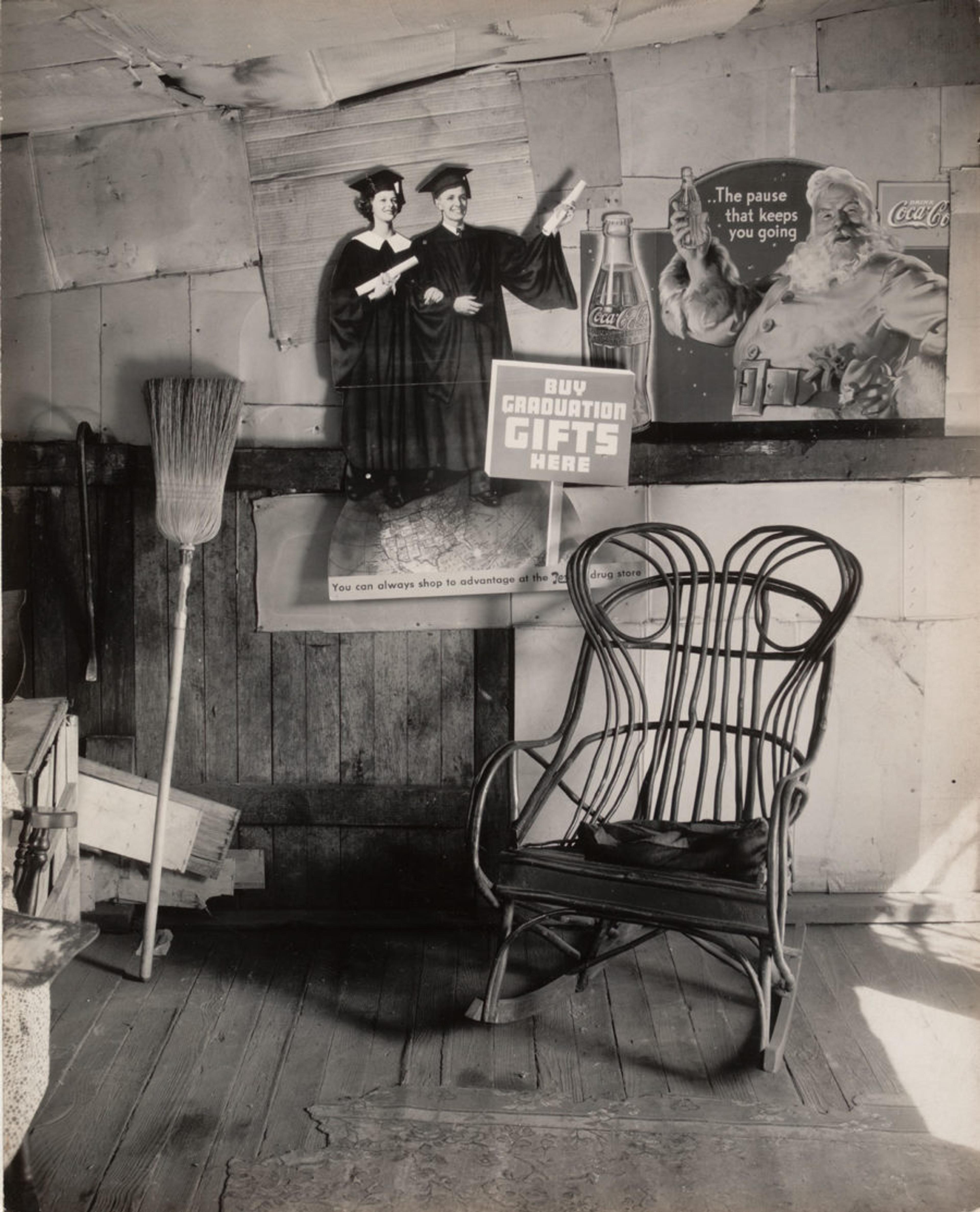 Walker Evans Interior Detail West Virginia Coal Miner's House