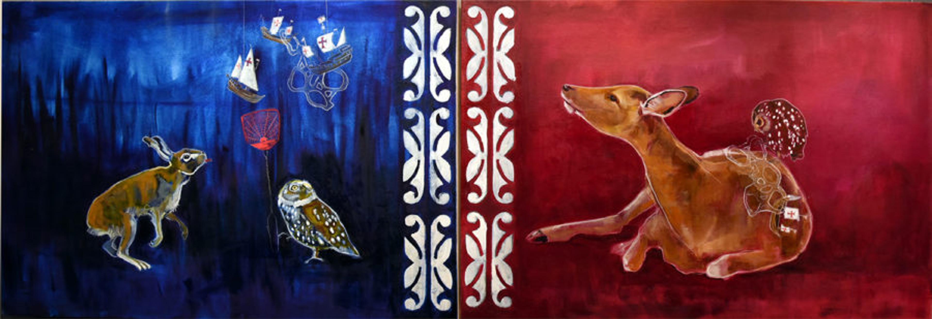 Julie Buffalohead Six Pack Colonialism