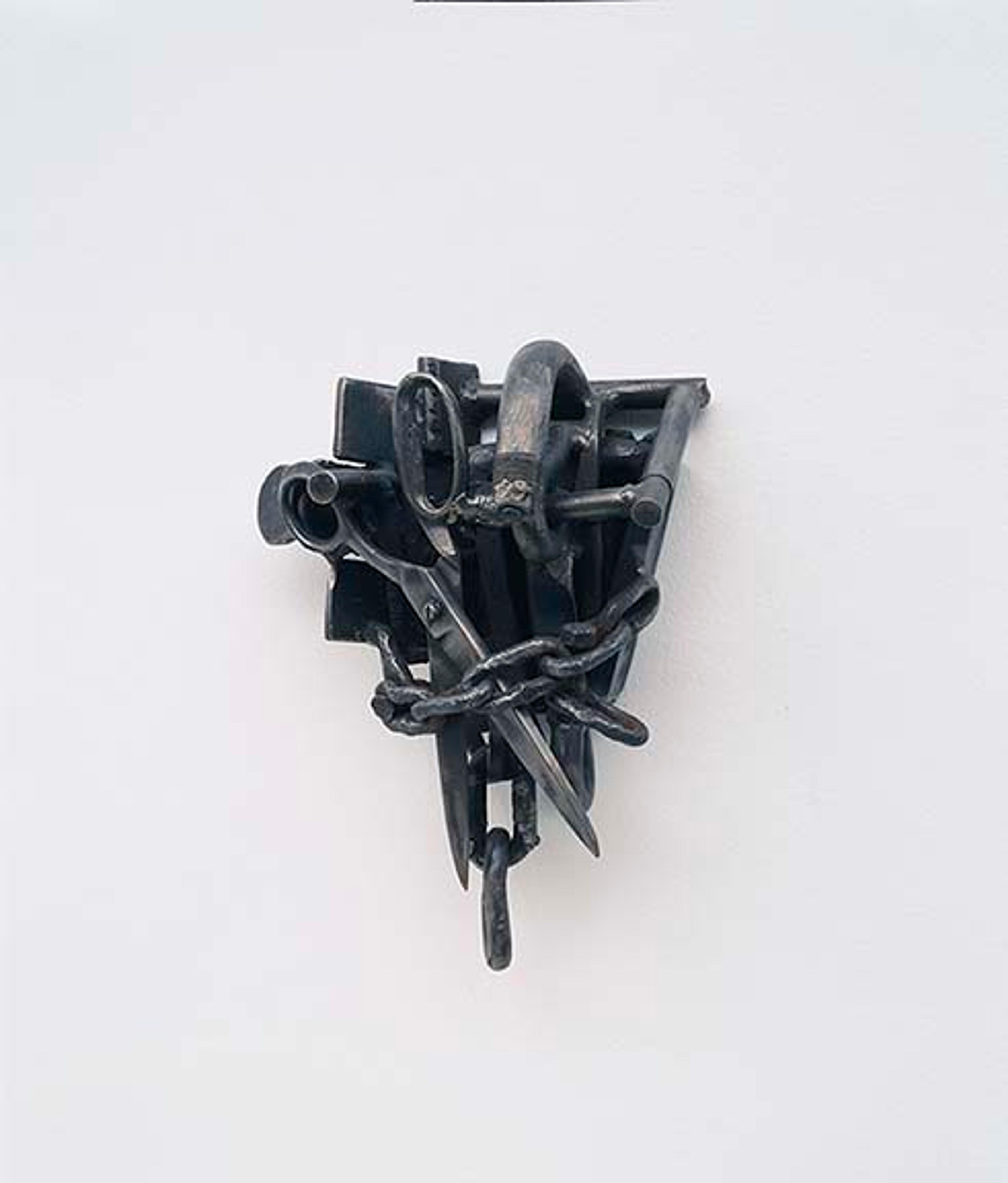 Melvin Edwards (b. 1937), Sekuru Knows from the Lynch Fragment series, 1988, steel, 14 7/8 x 11 x 7 1/4 in. The Museum of Modern Art, New York. Purchase 1990.
