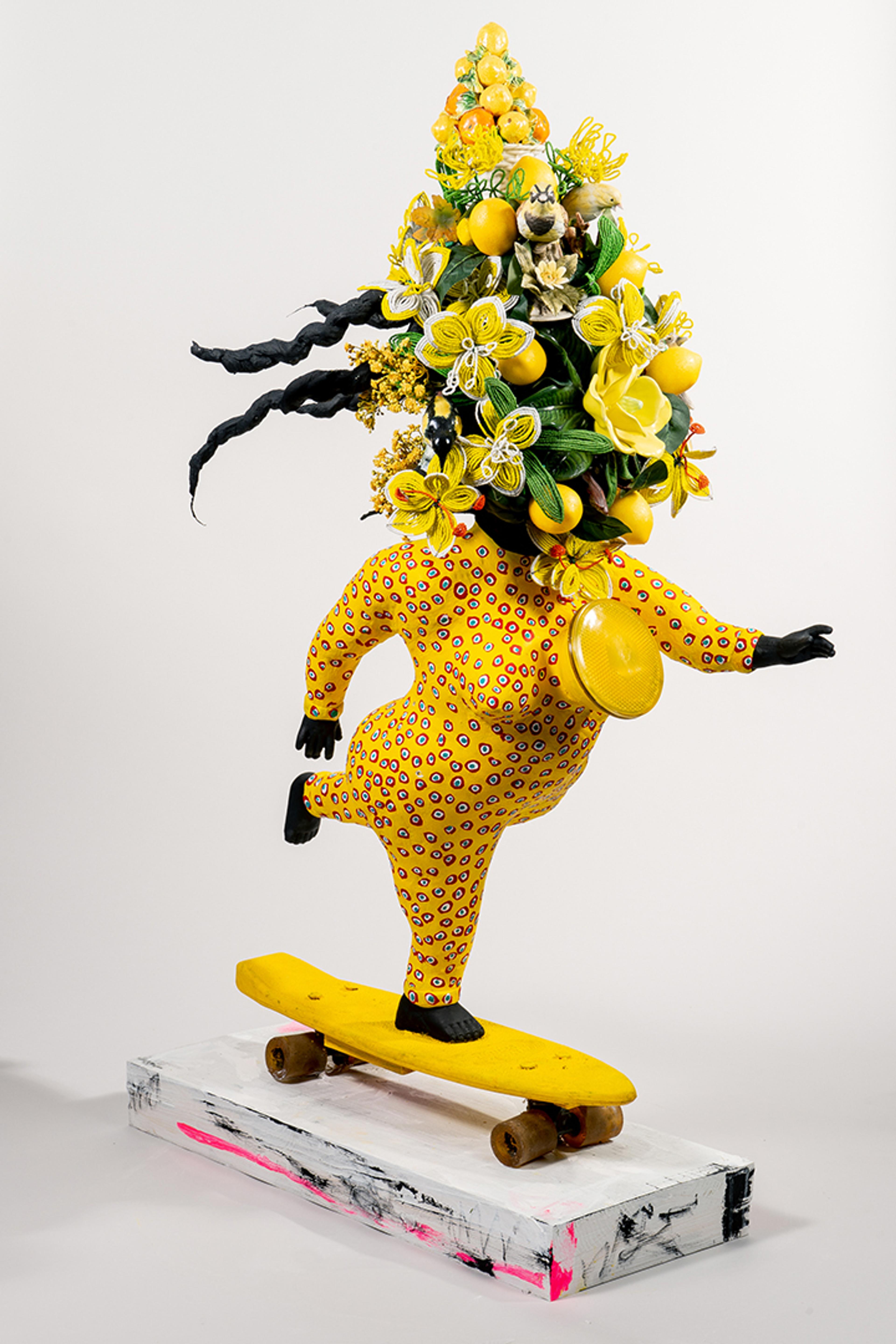 vanessa german Black Girl on Skateboard Going Where She’s Got to Go to Do What She’s Got to Do and It Might Not Have Anything to Do With You, Ever