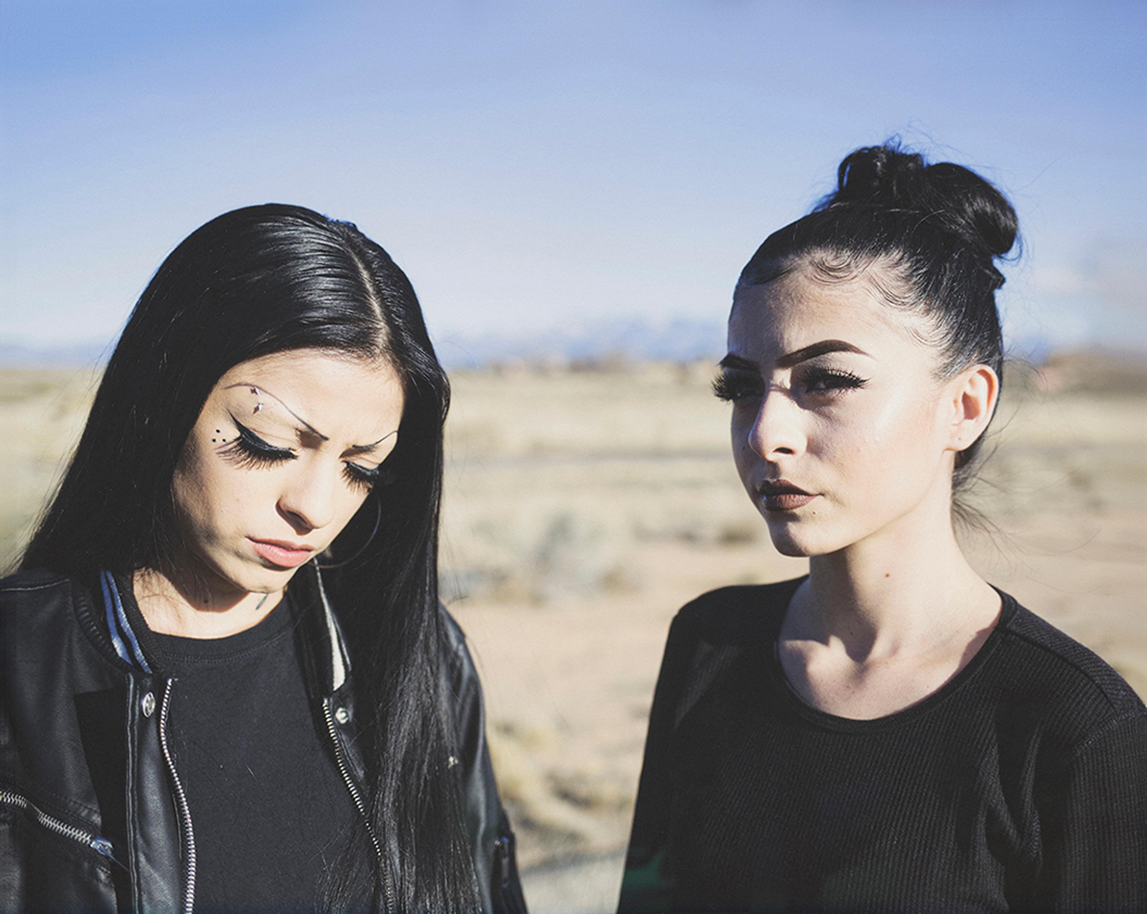 Frank Blazquez (b. 1987), "The Gallegos Twins from Belen, NM", 2019, archival pigment print, 25 x 31 in. Art Bridges. Photography by Demetrius Neal.
