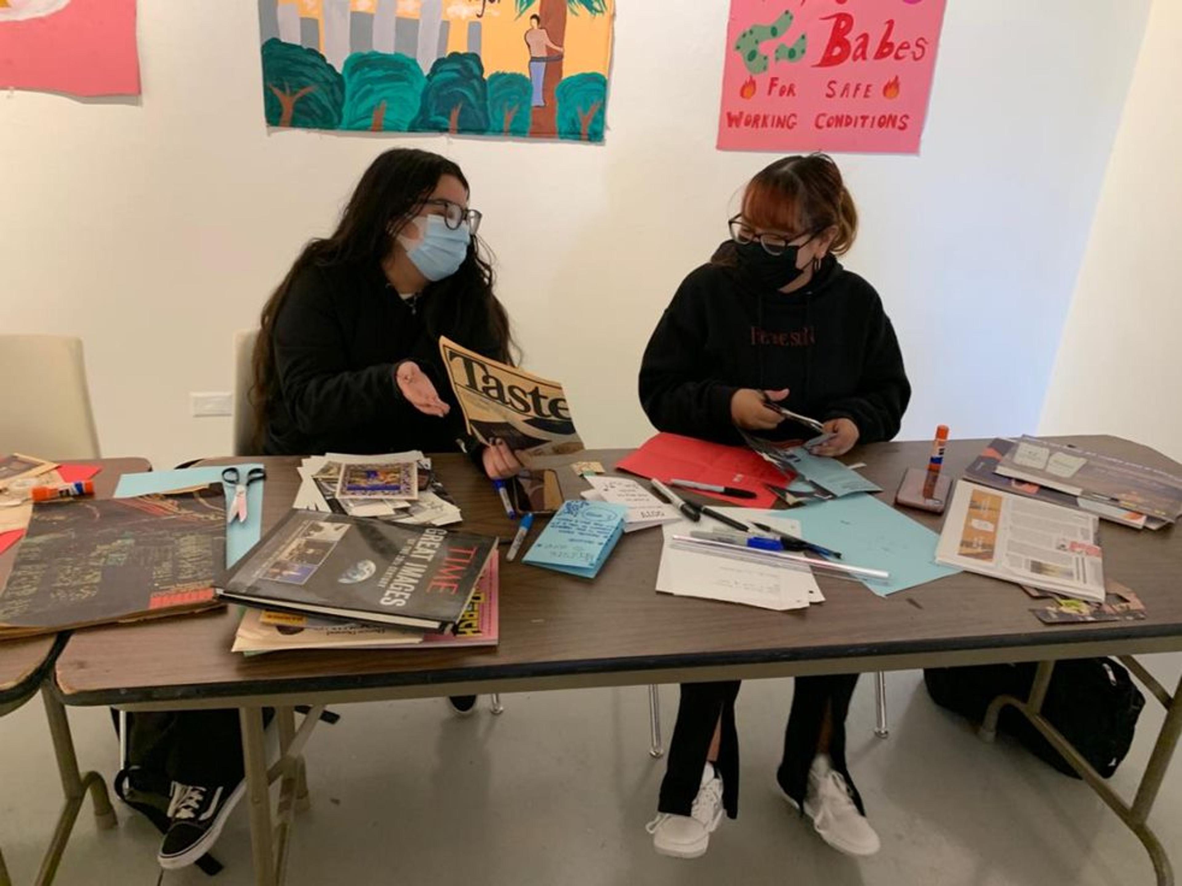 Participants at CSU Northridge What Would You Say?: Activist Graphics from the Los Angeles County Museum of Art