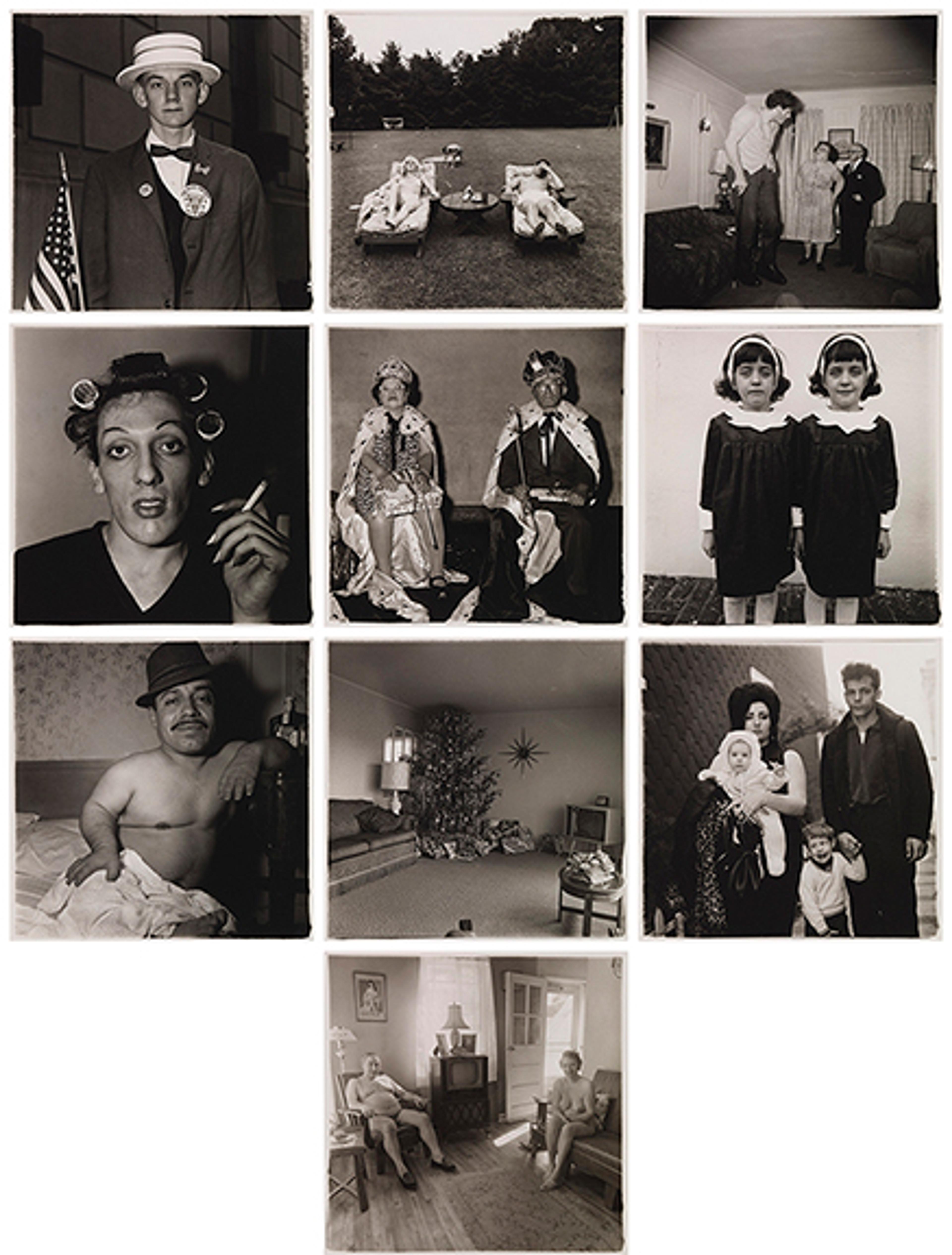 Diane Arbus A box of 10 photographs