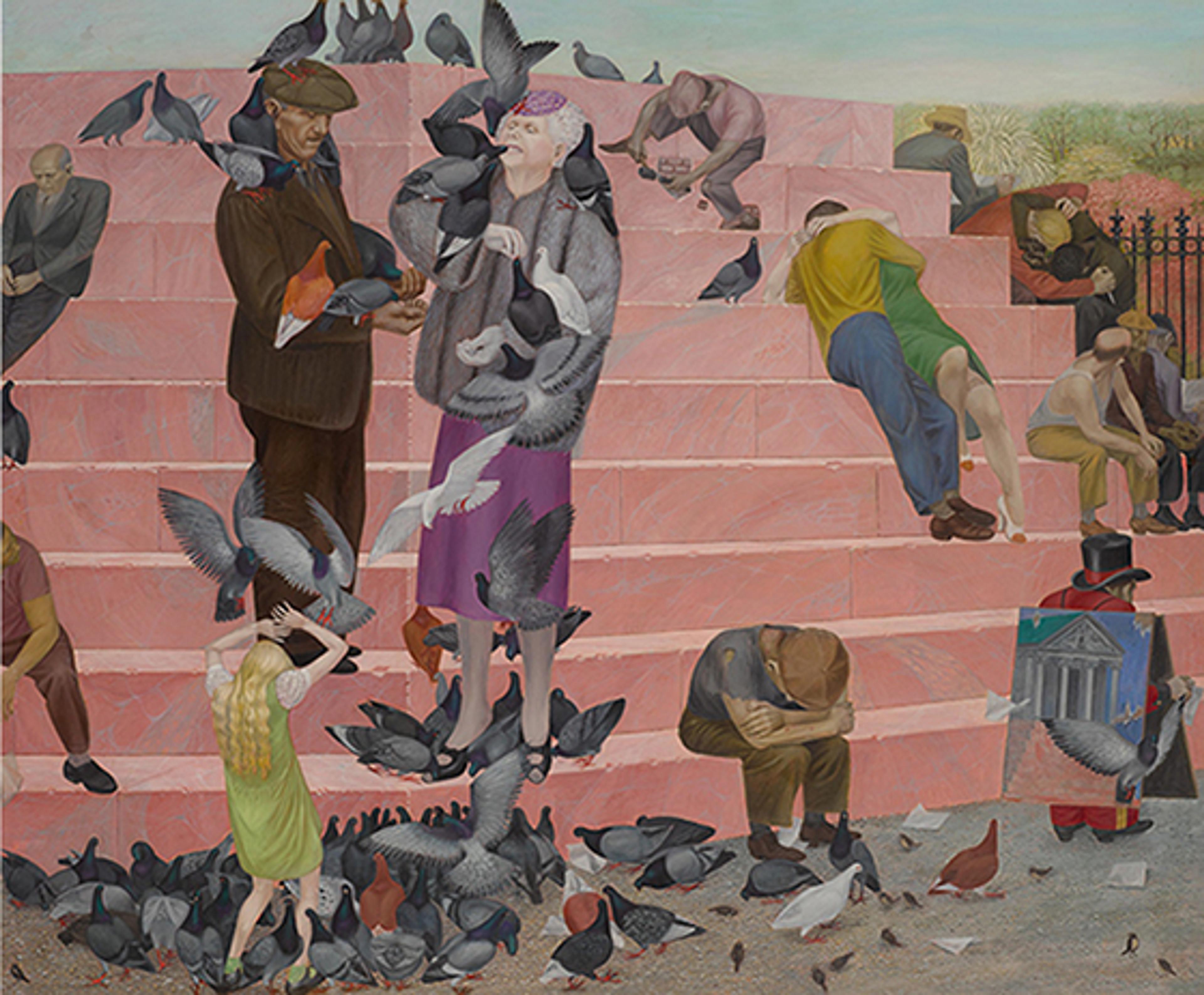 Henry Koerner  The Pigeons