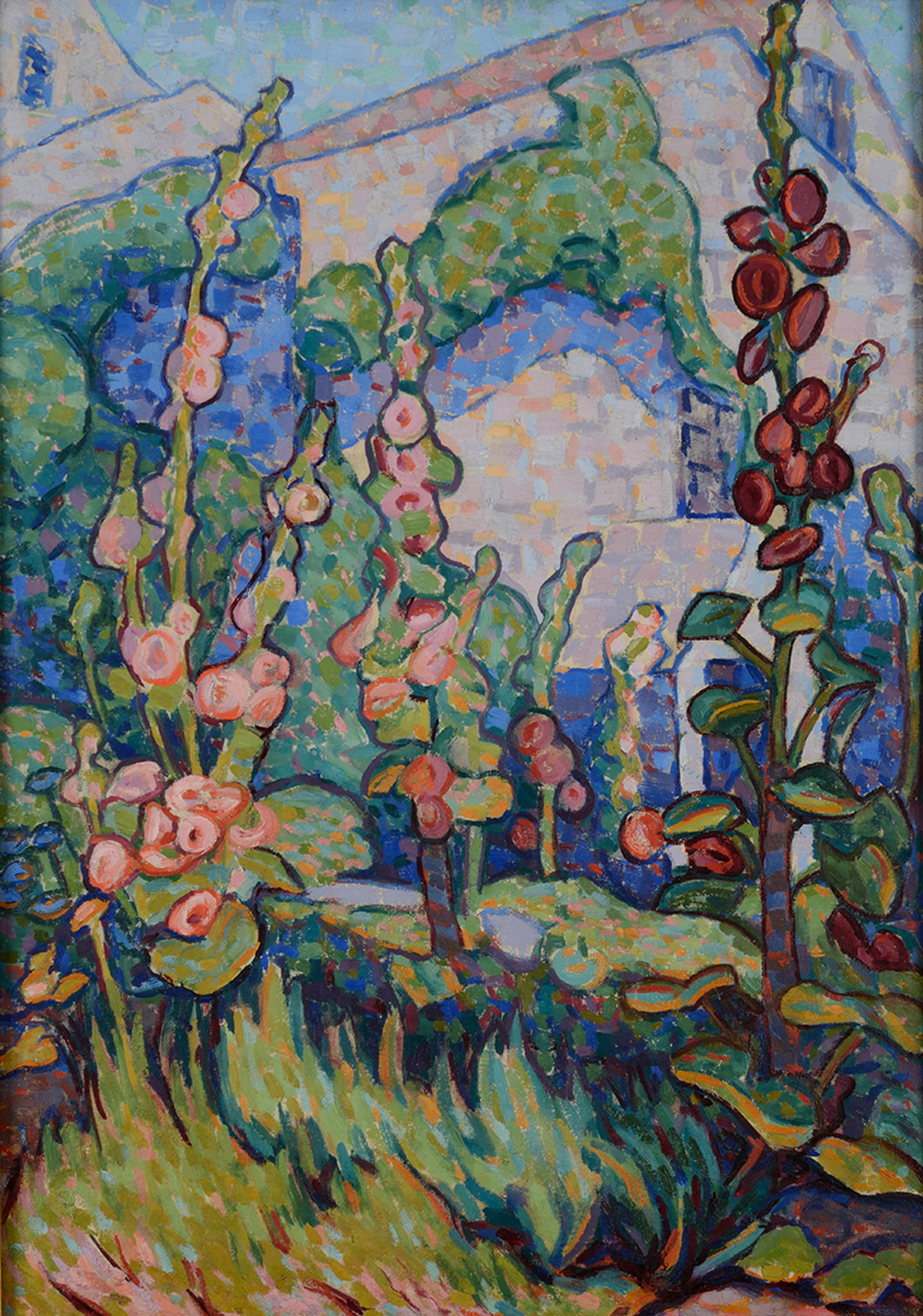 Blanche Lazzell Hollyhook