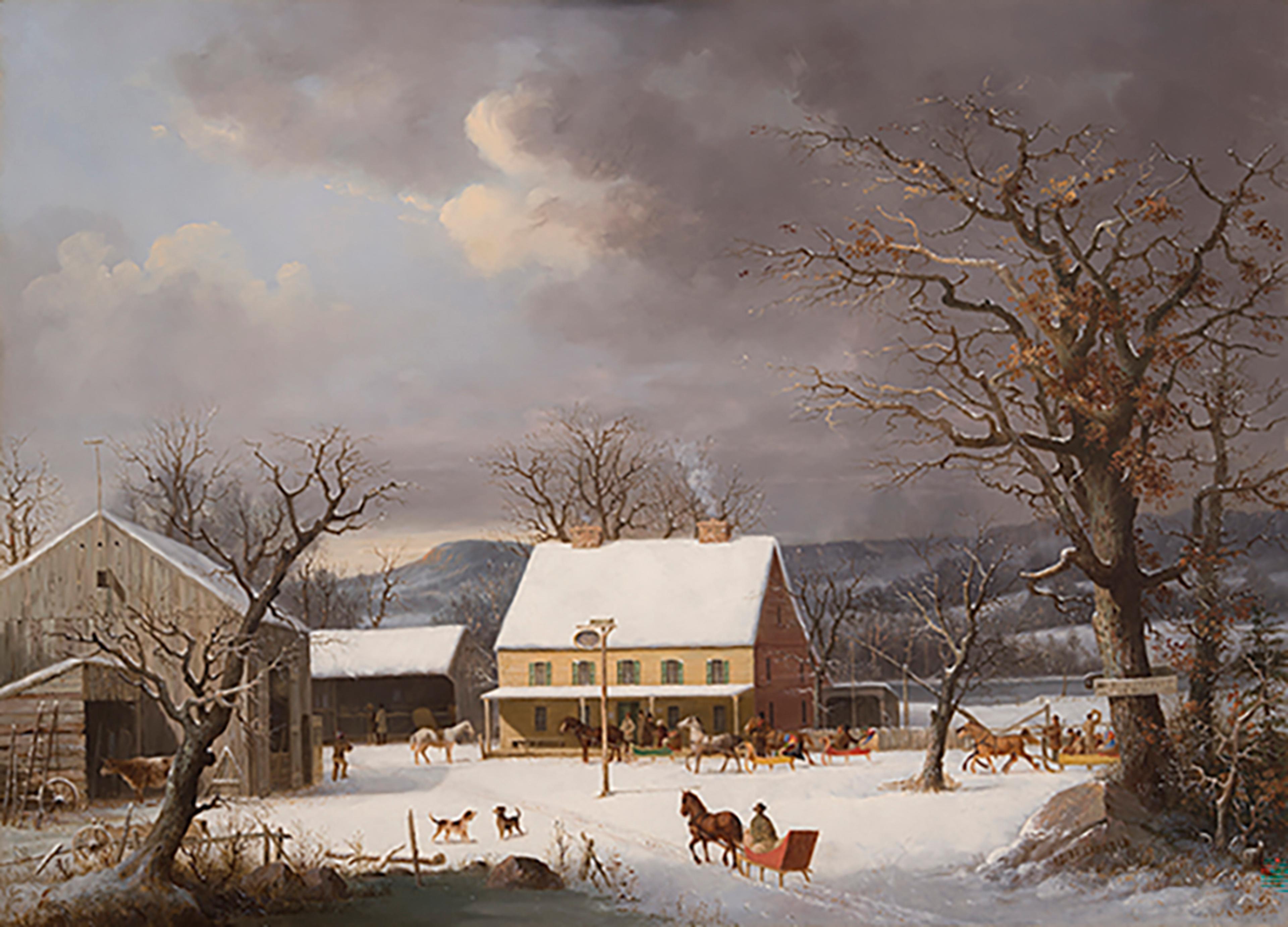 George Henry Durrie  To Hartford—IX Miles