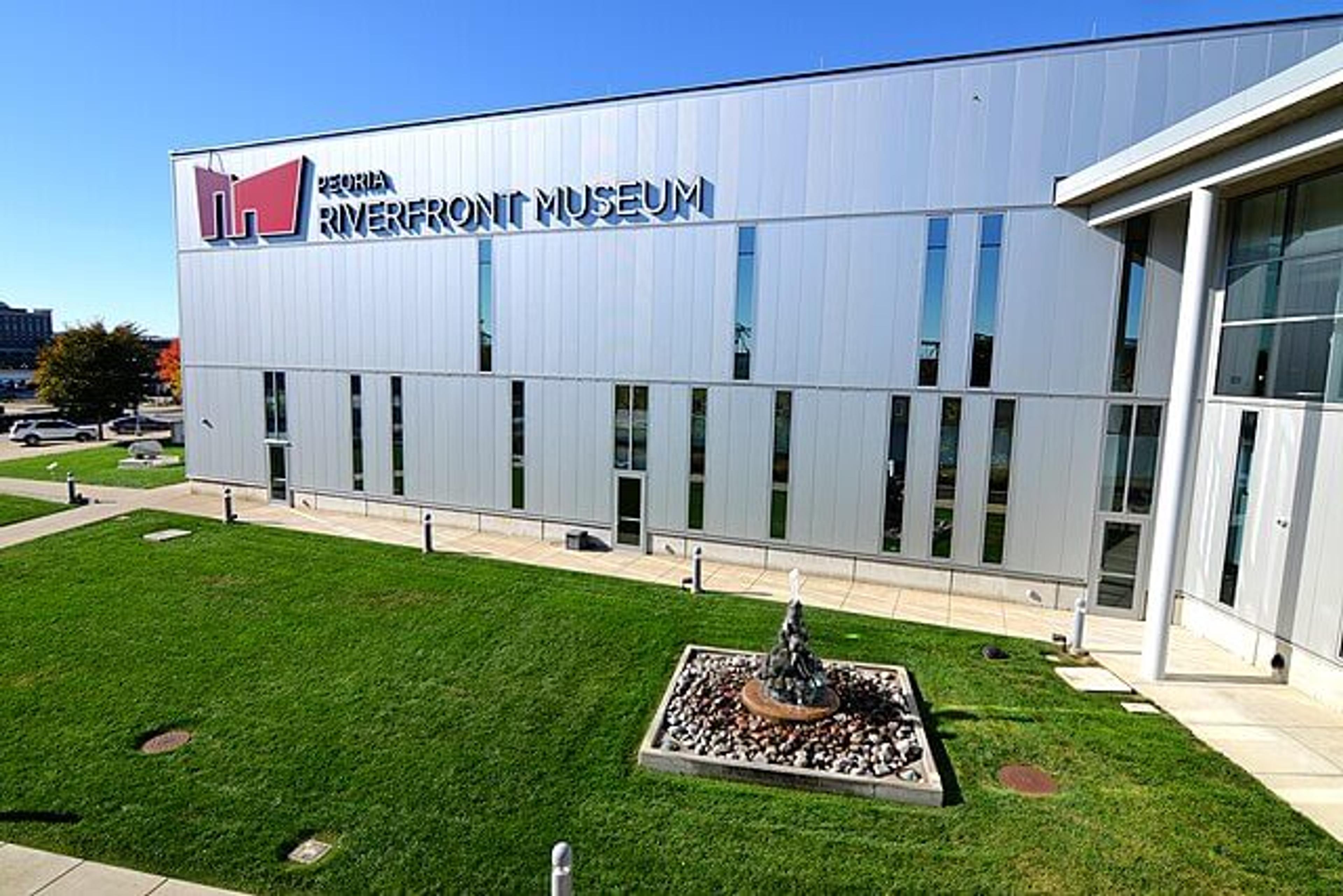 Peoria Riverfront Museum exterior entrance - Peoria Illinois
