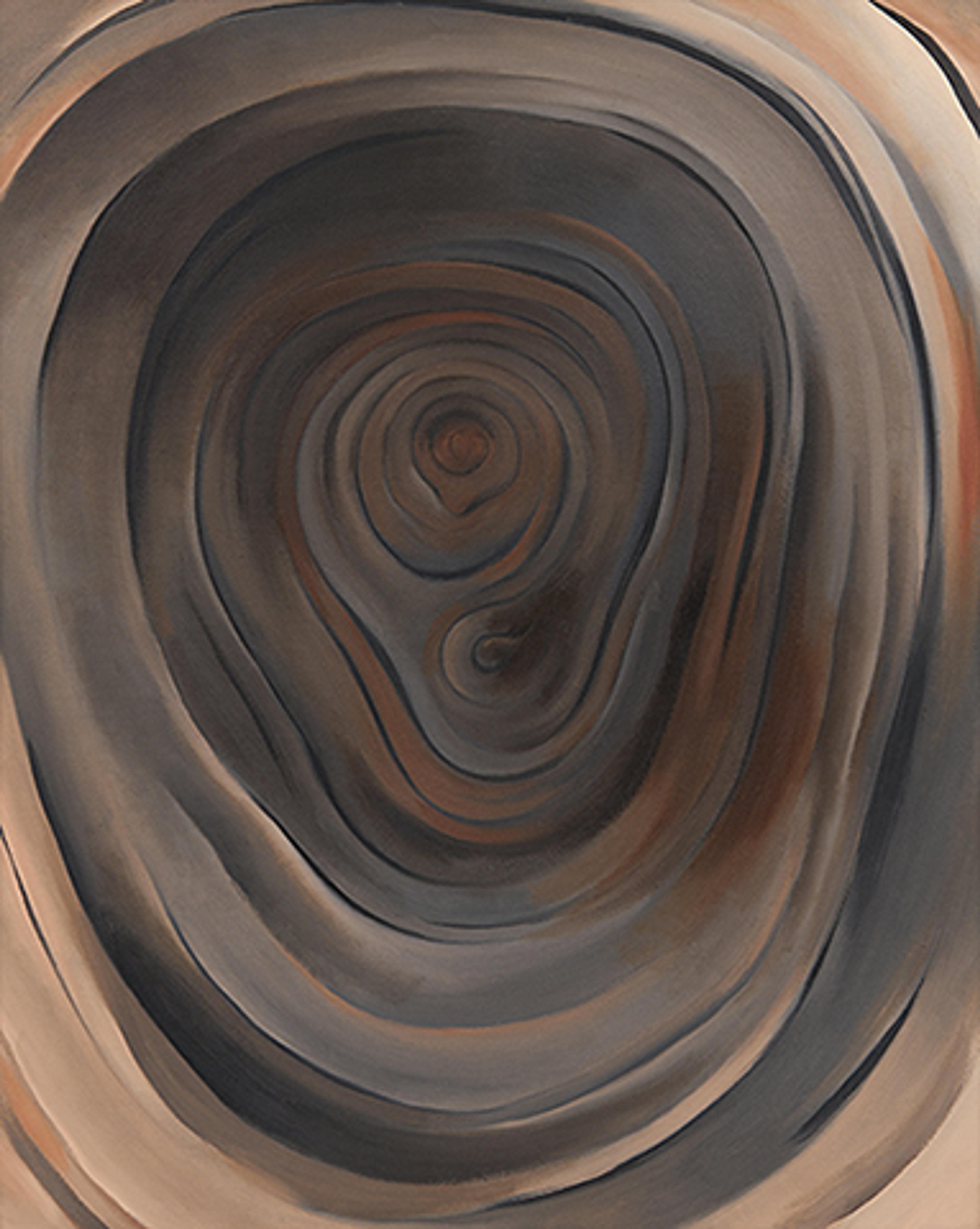 Georgia O’Keeffe (1887-1986), "A Piece of Wood II/From Knot of Wood," 1942, oil on canvas, 24 3/4 x 19 3/4 in. Art Bridges. Photo: Steve Panceccasio.
